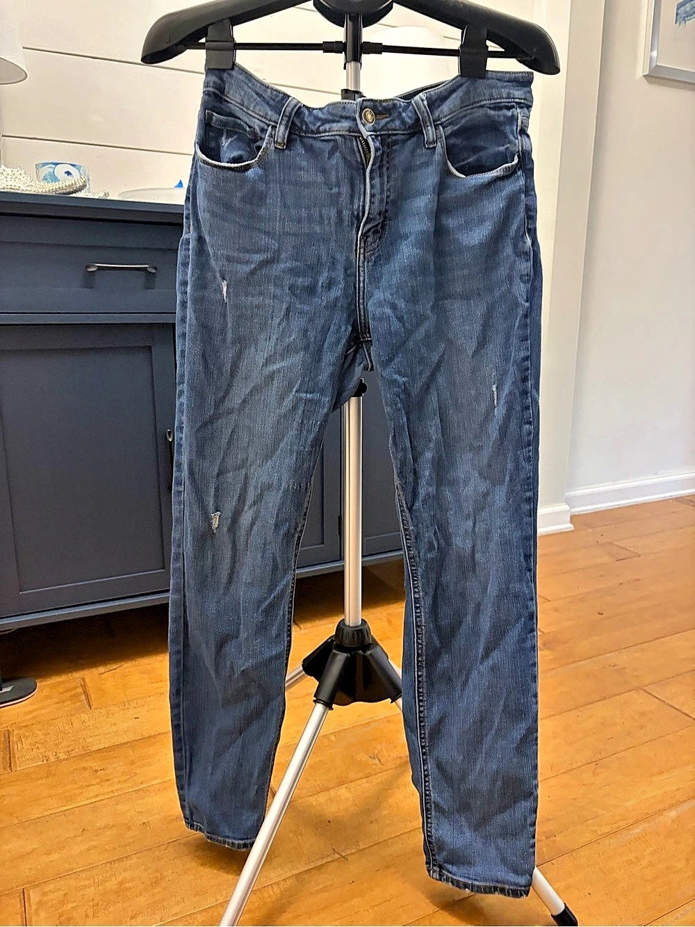 Studio Blue Straight Leg Jeans in Blue Waist 31
